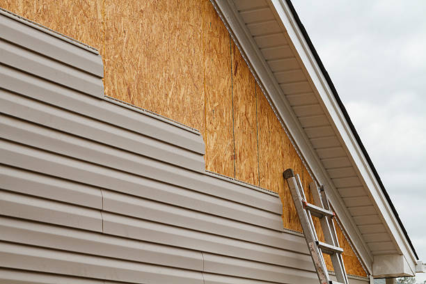 Professional Emergency Siding Repair technician working in Federalsburg, MD